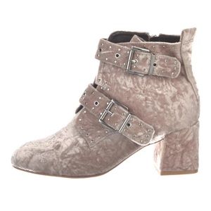 Rebecca Minkoff Logan Velvet Heel Boots